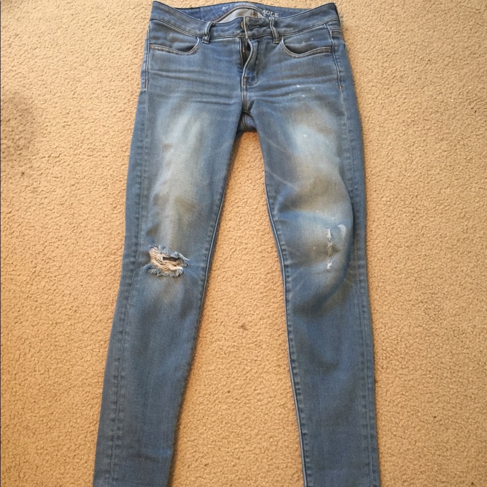 GUC, American Eagle light wash jegging